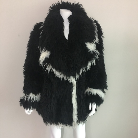 Apparence Paris Jackets & Blazers - Vintage 90’s Apparence Faux Fur Coat M